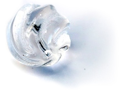 Inline Wasserwirbler Glaskugel Whirlino für AW 26geschnitzt